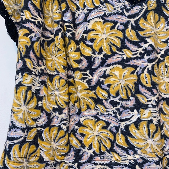 Free People leilani Shirt Black Combo - Picture 4 of 6